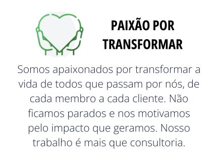 Paixão por transformar