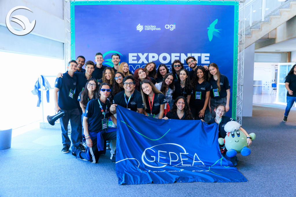 Membros do GEPEA participando do Expoente, evento organizado pelo Núcleo Campinas.